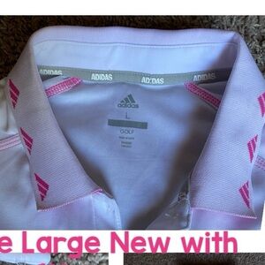 Adidas golf shirt. Size large. New with tags